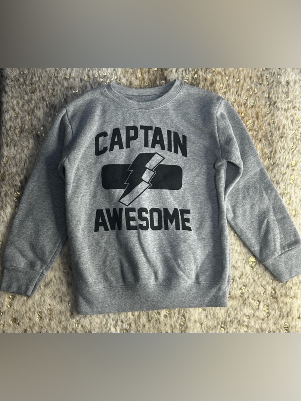 5 for $25🔥Garanimals "Captain Awesome" Grey Sweatshirt‎ 5T
